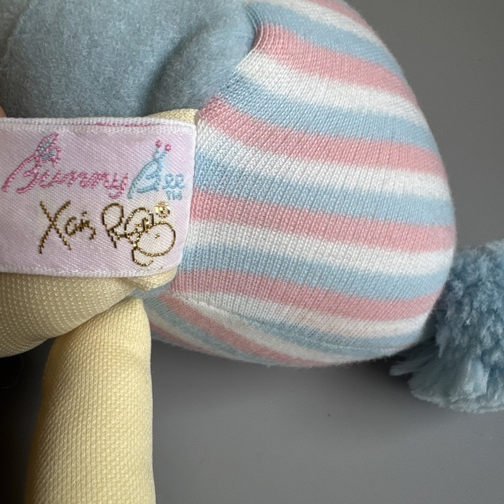 Vtg 1985 Cabbage Patch Kids Bunny Bee Xavier Roberts Blue Plush Pouch 13" - Picture 12 of 16